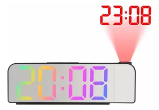 Reloj Despertador Alarma Digital Led Con Proyector