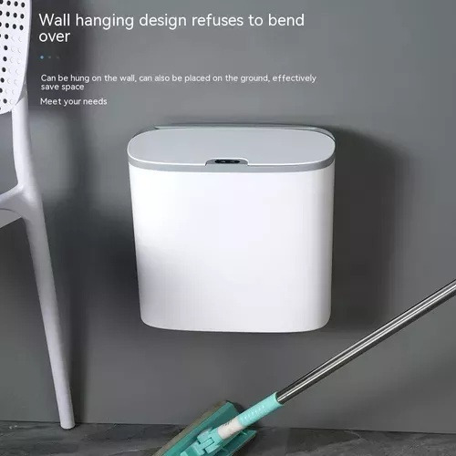 Papelera Automática Con Sensor Inteligente De Calidad, Baño