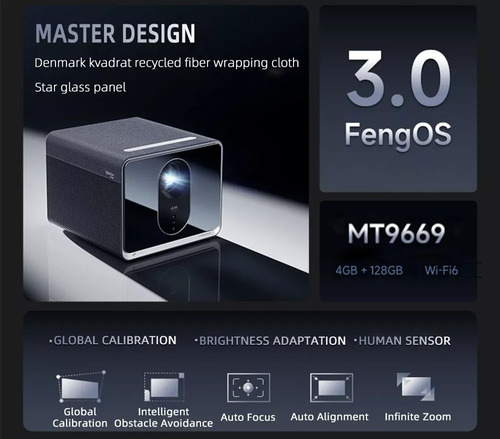 O Melhor Projetor 4k Formovie Laser X5 4500ansi Envio Rápido