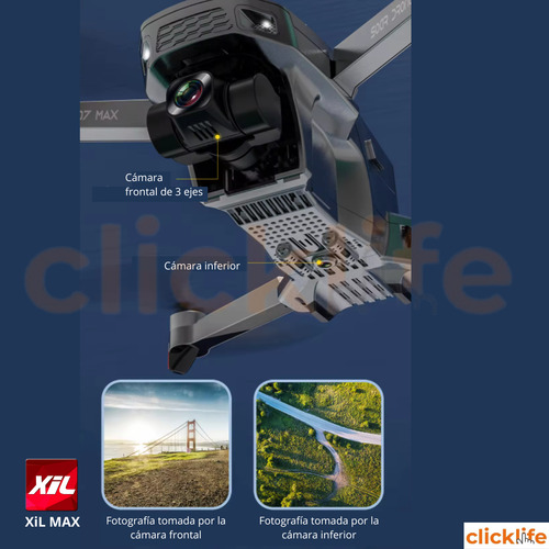 Sg907 Max Dron Profesional 4k Gps Wifi 2 Camaras Accesorios