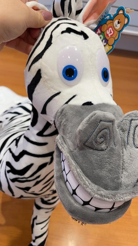 Zebra De Pelúcia Desenho Animado Decoração Animais Selva