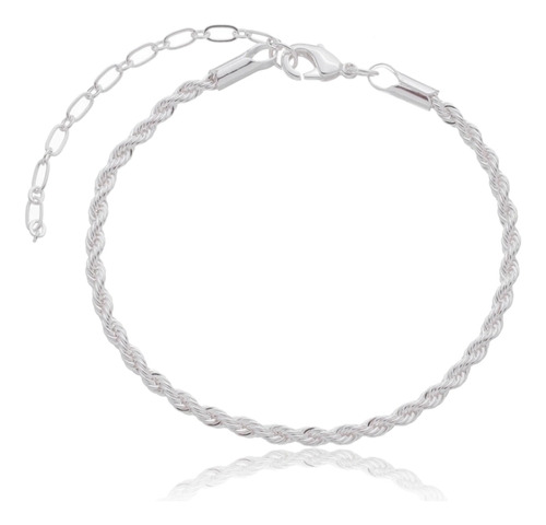 Pulseira Fio Baiano Banhado A Prata (semijoia)
