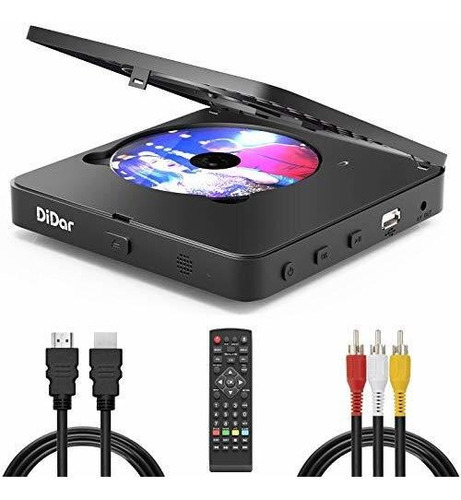 Reproductor Blu-ray Portátil, 1080p Hd Con Control Remoto Y