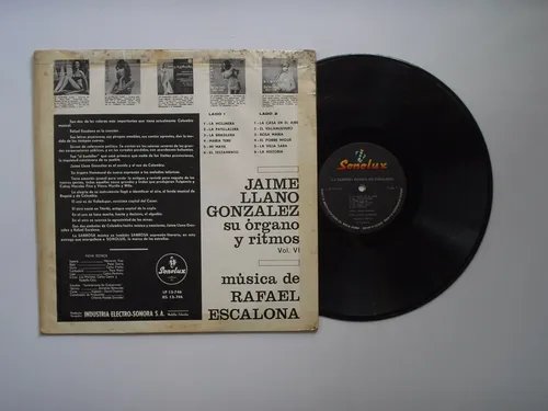 Jaime Llano Gonzalez Sabrosa Music Rafael Escalona Lp Vinilo (Usado)