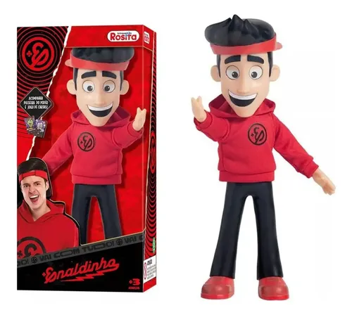 Boneco Youtuber Enaldinho Com Pulseira Do Poder Original - Rosita