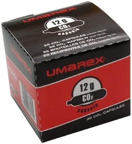 Garrafa Co2 Umarex 12 Gramos X10 Unidades Para Pistola Aire