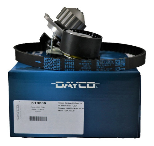 Imagen 1 de 4 de Kit Distribucion + Bomba De Agua Para Peugeot 208 1.5l