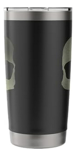 Taza Acero Inoxidable Aislada Skull Logo The Venture Bros