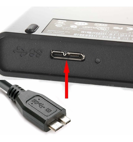 Cable Micro Usb 3.0 Tipo B A Usb Disco Externo
