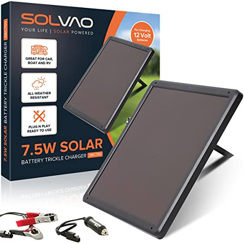 Cargador Solar De Goteo De 7,5 W Y Mantenedor De Baterã...