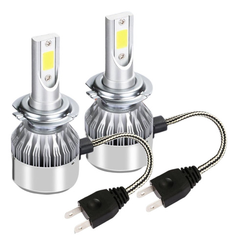 Kit Luces Led Auto C6 H7 Turbo Led Ventilada