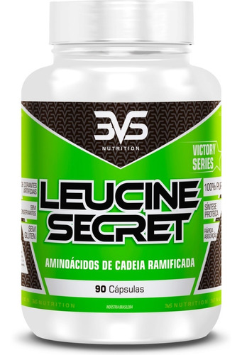 Leucina Secret 100% Pura 90 Cápsulas - 3vs Nutrition