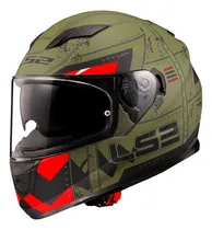 Comprar Casco Ls2 Ff320 Stream Evo Max Military Doble Visor Md!