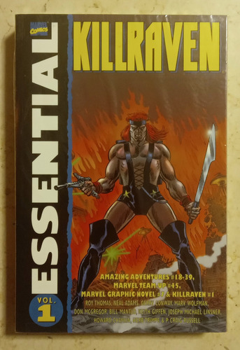 Essential Killraven / Killraven Anos 70 Completo / Marvel (2005) / 504 Págs / P&b / Inglês / Novo / Inédito No Brasil
