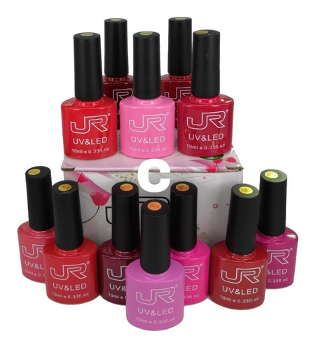 Gel Jr 10 Ml Gama 12 Pcs Gelish