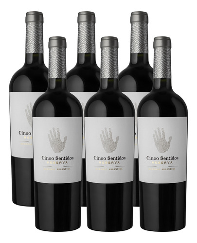 Vino Tinto Cinco Sentidos Reserva Ancellotta 6x750 Ml