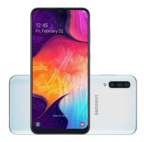 Celular Samsung Galaxy A50 64gb 4gb 25mp+5mp+8mp 25mp Branco