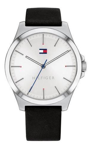 Reloj Tommy Hilfiger Hombre Malla De Cuero Agte Ofic 1791716