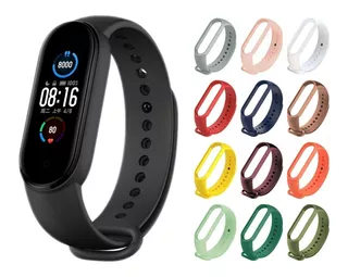 Correa Banda Silicona Para Pulsera Xiaomi Mi Band 6 Colores