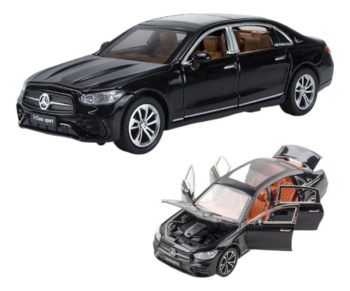 Benz Sport E300l Miniatura Metal Coche Con Luz Y Sonido 1/32