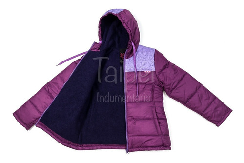  Campera De Nena | Abrigo | Relleno | Polar | T 4-12 | 3606u