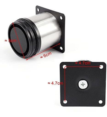 Imagen 2 de 2 de Patas Para Muebles Camas Acero Inoxidable 6cm