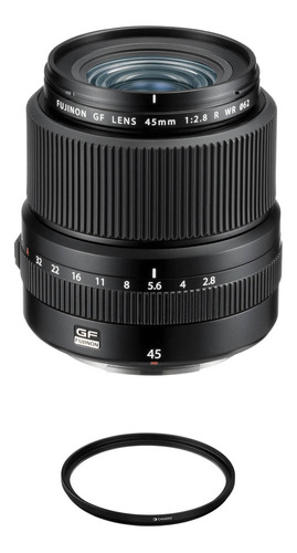 Fujifilm Gf 45mm F/2.8 R Wr Lens With Uv Filter Kit