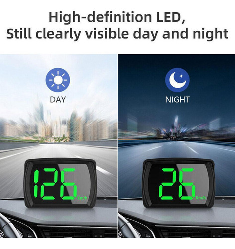 Display De Carro Digital Head Up Car Hud Velocímetro Gpsy