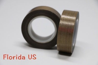 Imagen 1 de 2 de Cinta Adhesiva De Alta Temperatura De Teflon Fiberglas De Pt