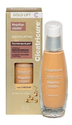 Cicatricure Gold Lift Maquillaje Líquido Tono 2 Medium 30 Ml