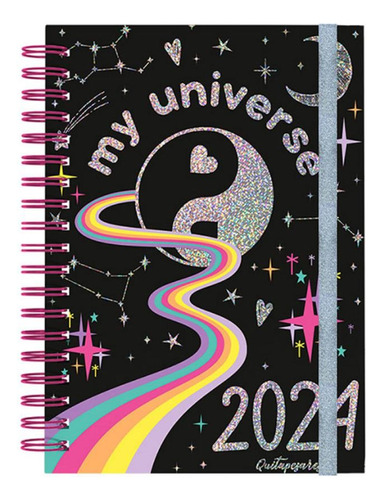 Agenda Mooving Quitapesares 2024 15x21cm 2 Dias Por Pagina