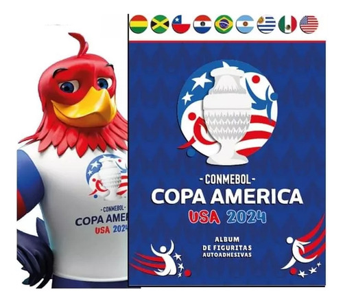 Copa America Usa 2024 - Álbum Completo A Pegar - No Panini
