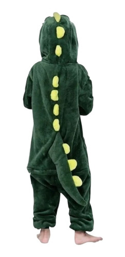 Pijama Y Disfraz Enterito Polar Niño Dinosaurio