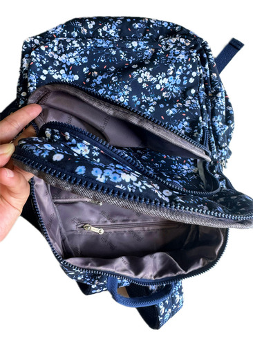 Mochila Casual, Ligera E Impermeable De Viaje De 20 L Color Azul