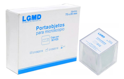 20 Portaobjetos + 20 Cubreobjetos Microscopio Laboratorio