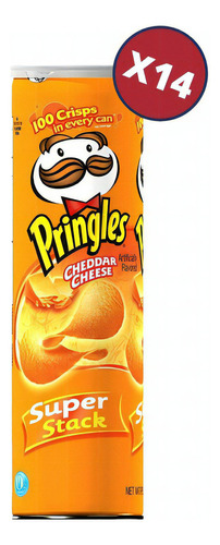 Papas Pringles 124g Pack X 14un