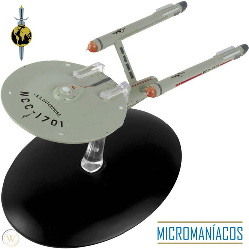 Imagem 1 de 4 de Iss Enterprise Ncc-1701 Star Trek - Eaglemoss - Frete Grátis