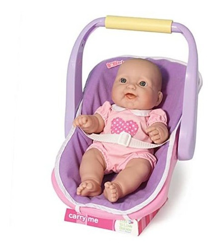 Jc Toys, 14  Lots To Love Babies Doll And Car Seat - 4 Multi