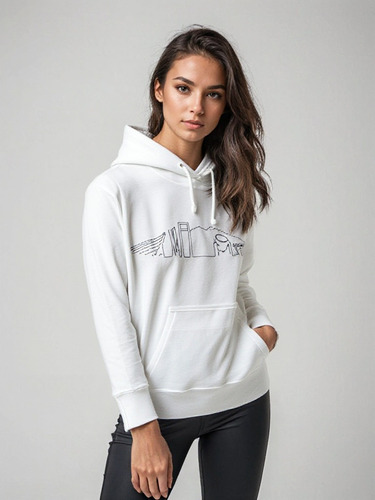 Sudadera Monterrey Linea Hoodie Capucha Casual Hombre Mujer