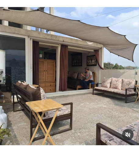 Habitación Amueblada Con Terraza En Tlalpan, A Una Cuadra De Metrobús Ayuntamiento