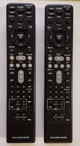 Control Remoto LG Home Theater  Modelo 