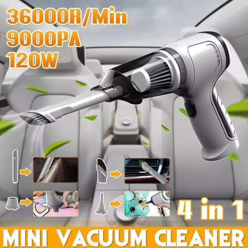 Aspirador Portátil Potente De Soplado Y Succión De 120 W;
