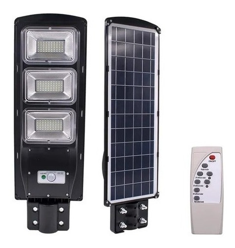 Lampara Para Exterior Solar Led De 90w Con Sensor De Luz