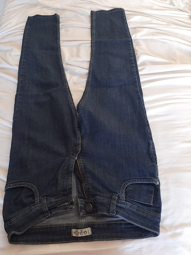 Pantalon De Jean Usado Marca González Talle 40 Color Azul