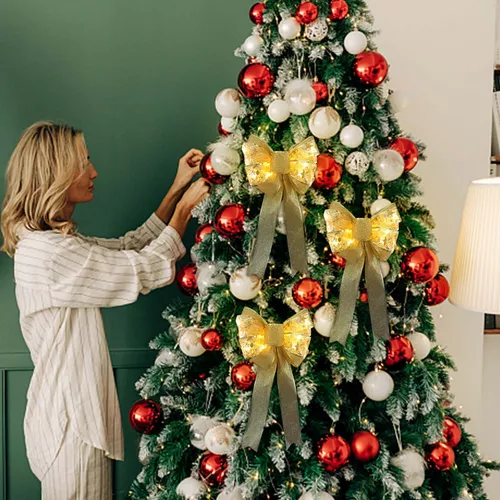 enfeites pendurados árvore Natal, enfeites Natal - Decoração jardim casa  para festa para árvore natal lareira quintal genérico