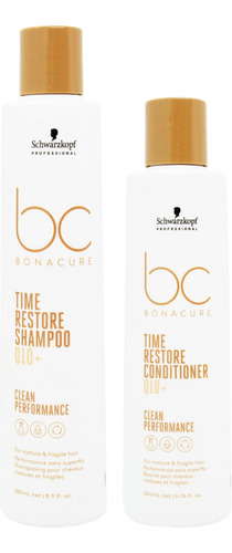 Schwarzkopf Time Restore Kit Shampoo + Enjuague Chico 3c