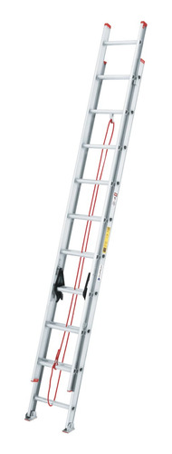 Escalera De Aluminio Telescópica 20 Peld. /5.19mt Para 150kg
