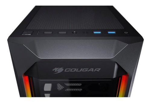 Gabinete Gamer Cougar Mx410-t Rgb Cristal Templado Atx