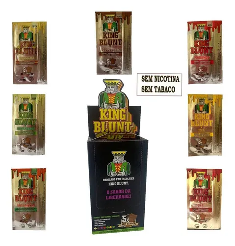 Caja de seda King Blunt Mix 25 paquetes al por mayor
