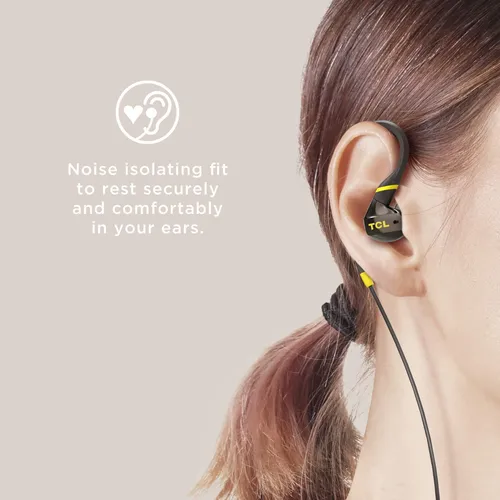 Tcl Actv100 Auriculares Inear Con Aislamiento De Ruido Activ
